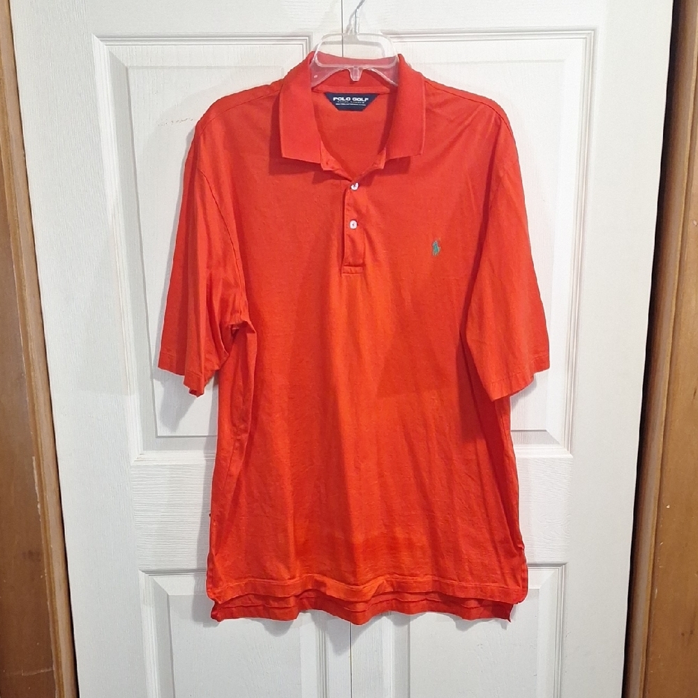 Polo by Ralph Lauren Orange Classic Pullover Polo Shirt XXL-PGA Championship